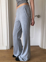 26SS★ [MADE/Skirt+Pants SET] Forin Bootcut Pants Unbalance Shirring Flare Layered Skirt