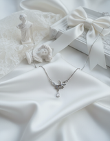 [fromis_9 Baek Jiheon Necklace] ムーンライトティアドロップカラーボーンネックレス
