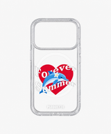 MagSafe Forever Summer Clear Gel Hard Case (WHITE)