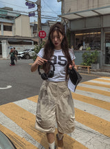 フレッシュピンタックバミューダパンツ