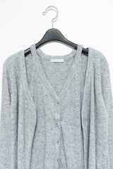 wool golgi vest cardigan set(3colors)