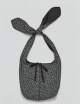 Flower Jacquard Knot two-way Bag_Grey