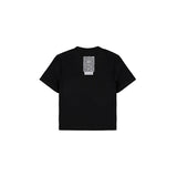 クロップドアーチロゴTシャツ (BLACK)