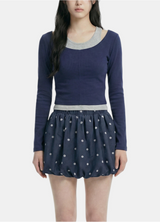 Marina Dot Balloon Skirt