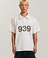 939ロゴポロTシャツ (BEIGE/CAMO)
