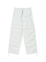 TUCK PANTS WHITE