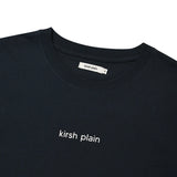 KIRSH プレーンワーディングポイントTシャツ【ダークネイビー】