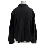バックプリーツクラシック長袖シャツ (3 colors)