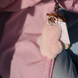 tuteogi peach pink doll keyring