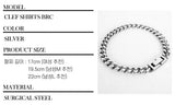 Buckle Chain Bracelet Stainless Steel_CLEF SHIRTS BRC