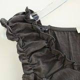 Riel Shirring Zip Top
