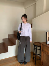 Amk Punching Snap Round Cardigan