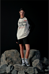 Very Close Raglan Over Fit Long Sleeve