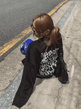 リバーサルプリントニットウェア