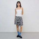 Knot check skirt