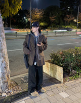 No.0995 check OVER blazer JK