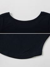 ベーシックUネックスリム長袖Tシャツ(5color)