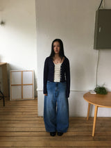 Cat Brush Backed Denim (1color)
