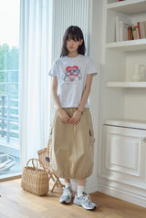 26SS★ チェリーベスティクロップ半袖Tシャツ
