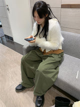バルーンスナップワイドパンツ(3C)
