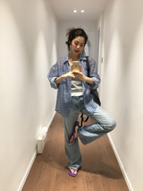 ダブルレイヤード ノースリーブトップ(3color)