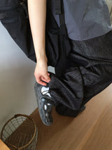 [MADE] Kinto string two-way linen wide denim wide jogger pants