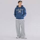 アーチロゴフードTシャツ　ブルー