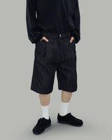 Gro バミューダデニムパンツ(BLACK)