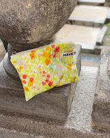 Garden flat pouch - green , M size