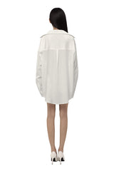 ピュアページシャツ, White