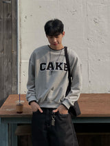 sweet cake color-block sweatshirt (3colors)