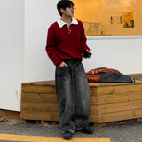 Front pocket washing denim (2color)