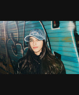 F****D SIGN STRAPBACK WASHED -SNOW BLUE-