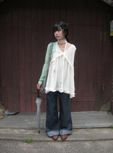 Ismi Non-Fade Wide Bootcut Denim Pants