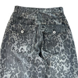 Wild High-Waist Leopard Wide Long Pants (One Color)