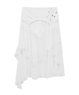 eyメッシュ スカート(white)