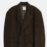 HANDMADE/wool 70% KESTI マキシダブルコート