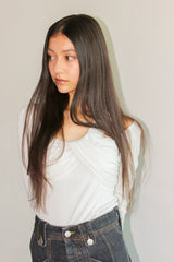 [3rd RE-STOCK] LONG SLEEVE TWIST TOP / IVORY