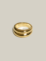 Double Bold ring Gold