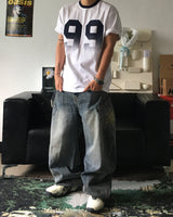 TC Side Pocket Ball Rune Denim Pants (3C)