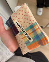 パッチワーク フラットポーチ