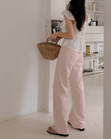Bez Straight Fit Cotton Pants