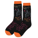 FISHING GRAPHIC SOCKS [BLACK]