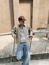 No.1687 B regular check SHIRT (3color)