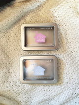 House Silver Mini Tin Case(Pink)