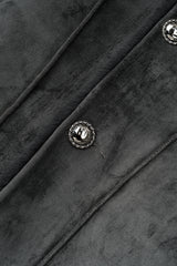 MG mink puffer tweed reversible jacket (2 colors)