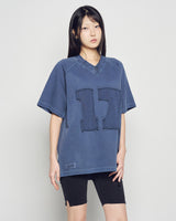 26SSピグメント オーバーサイズ ラグビー ショートスリーブ Tシャツ