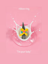 "I'm your baby" ribbon ring/リボンリング※金属アレルギー対応