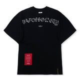 インフェイマス セミオーバーサイズTシャツ Beige / Black