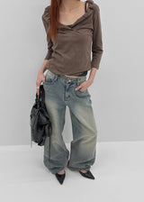[MADE] Pesto Low Wide Denim Pants